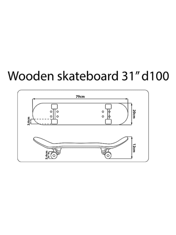 COFI 1453 Star Wars Skateboard Perfekt für Gehwege & Parks 79x20x12 cm in Schwarz günstig kaufen 79
