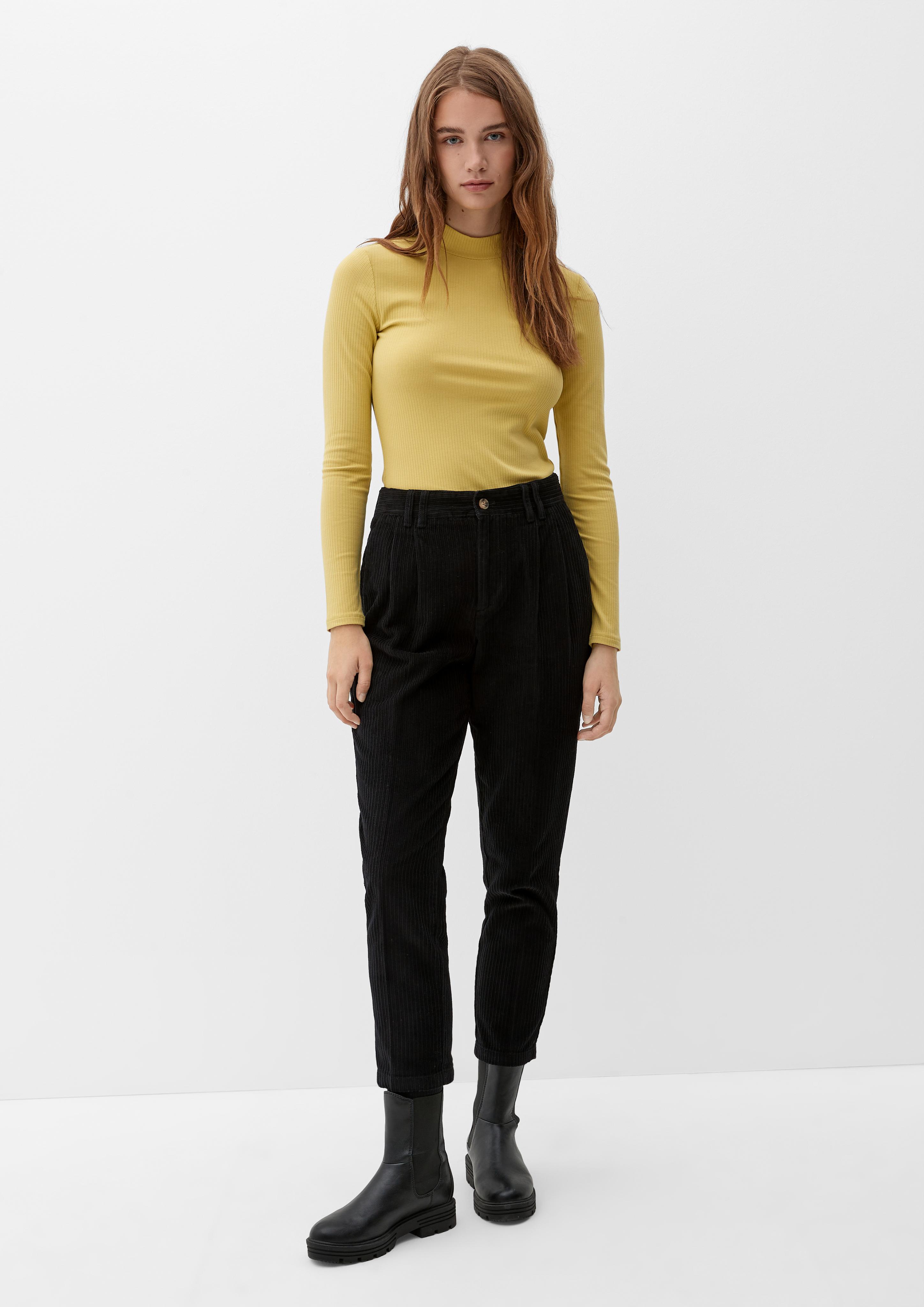 Cordhose mit High Waist  2121564-9999