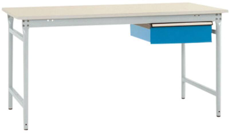 Manuflex Beistelltisch Basis Kunststoff 1.5 Hellgrau 1.250 x 800 x 780 mm