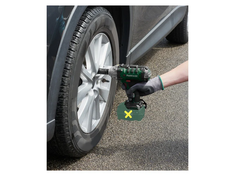 Parafusadeira de impacto sem fio PARKSIDE® PASSK 20-Li C3 para carros, 20V