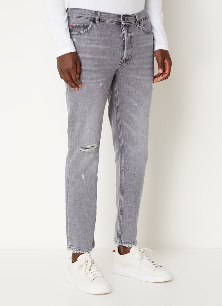 Blugi HUGO BOSS 634 slim fit, culoare spălată