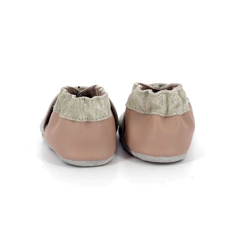 Chaussons cuir Cute Zebra
