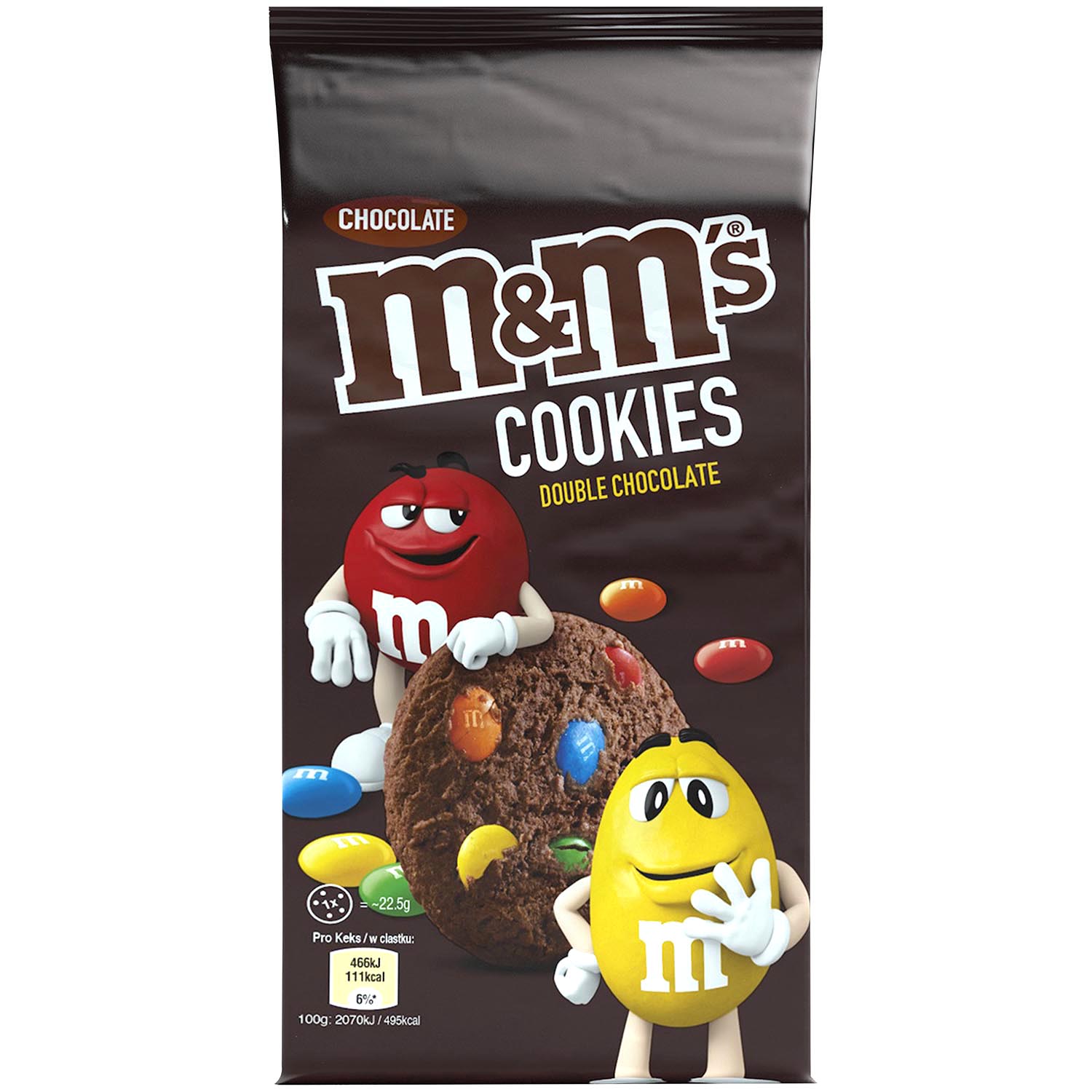 M&M'S Cookies Double Chocolate 180g