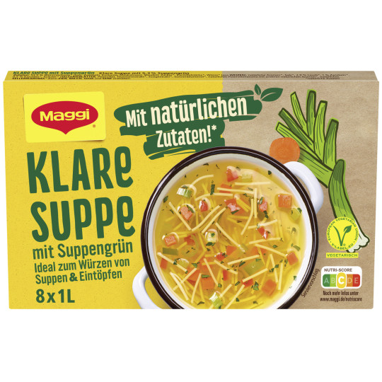 Maggi Klare Suppe mit Suppengrün für 8L 168G