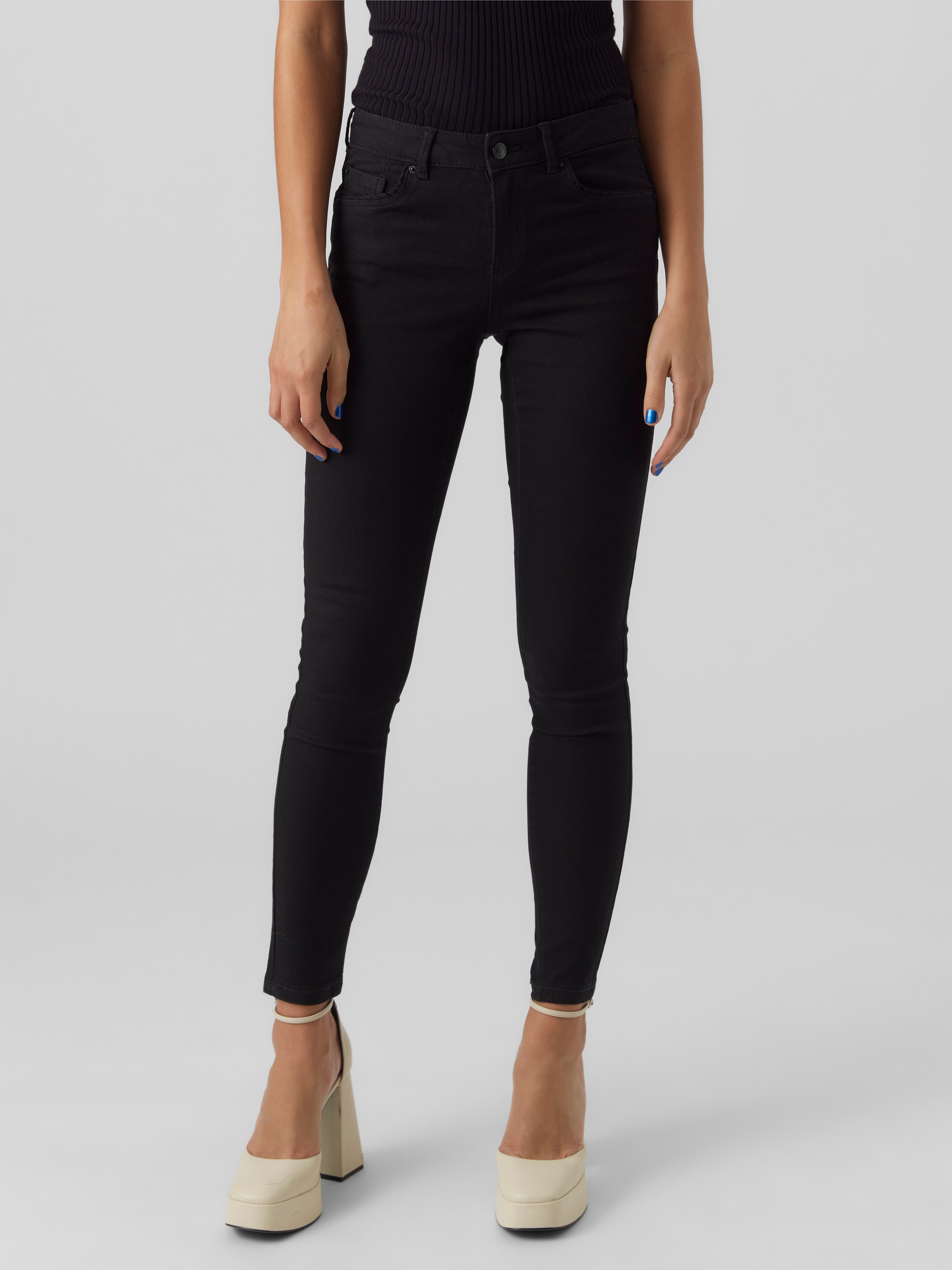 VMALIA Mid Rise Slim Fit Jeans