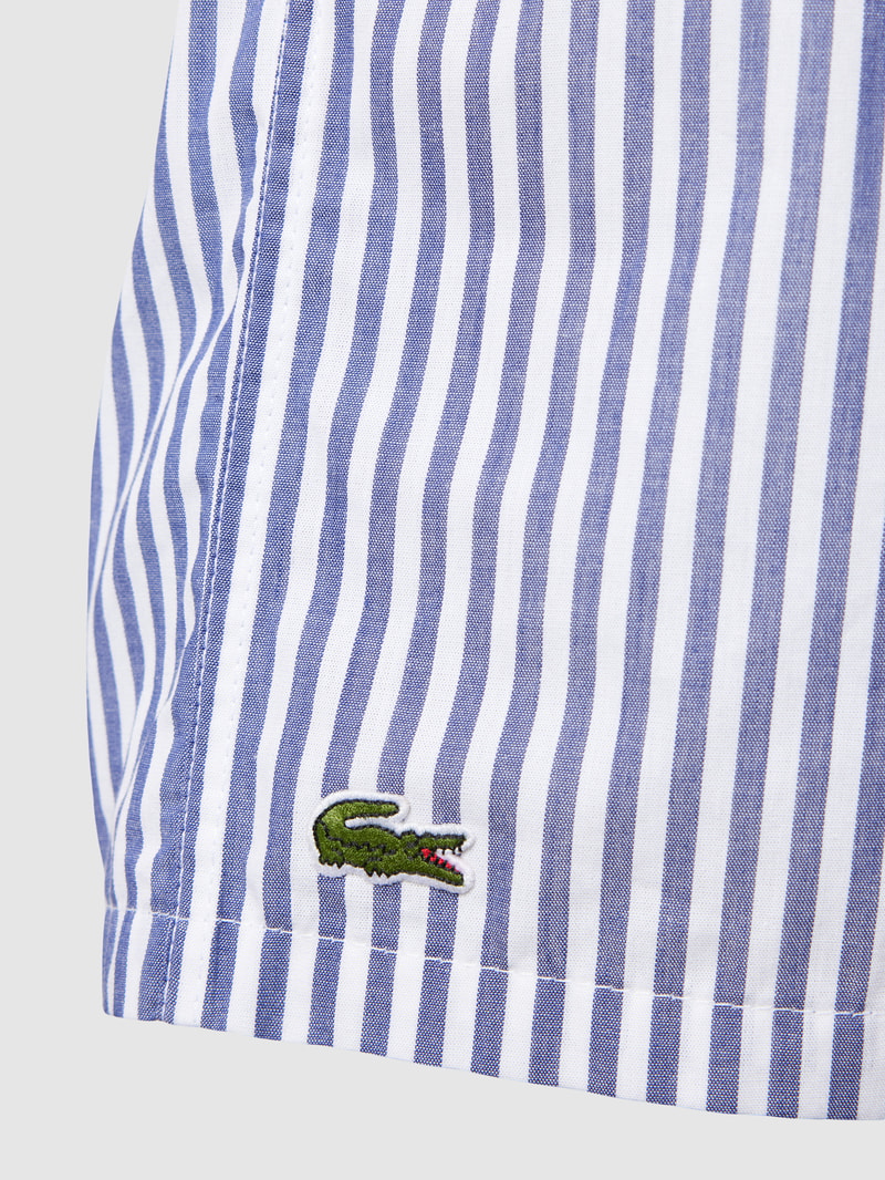 Boxershorts mit Streifenmuster in marineblau
