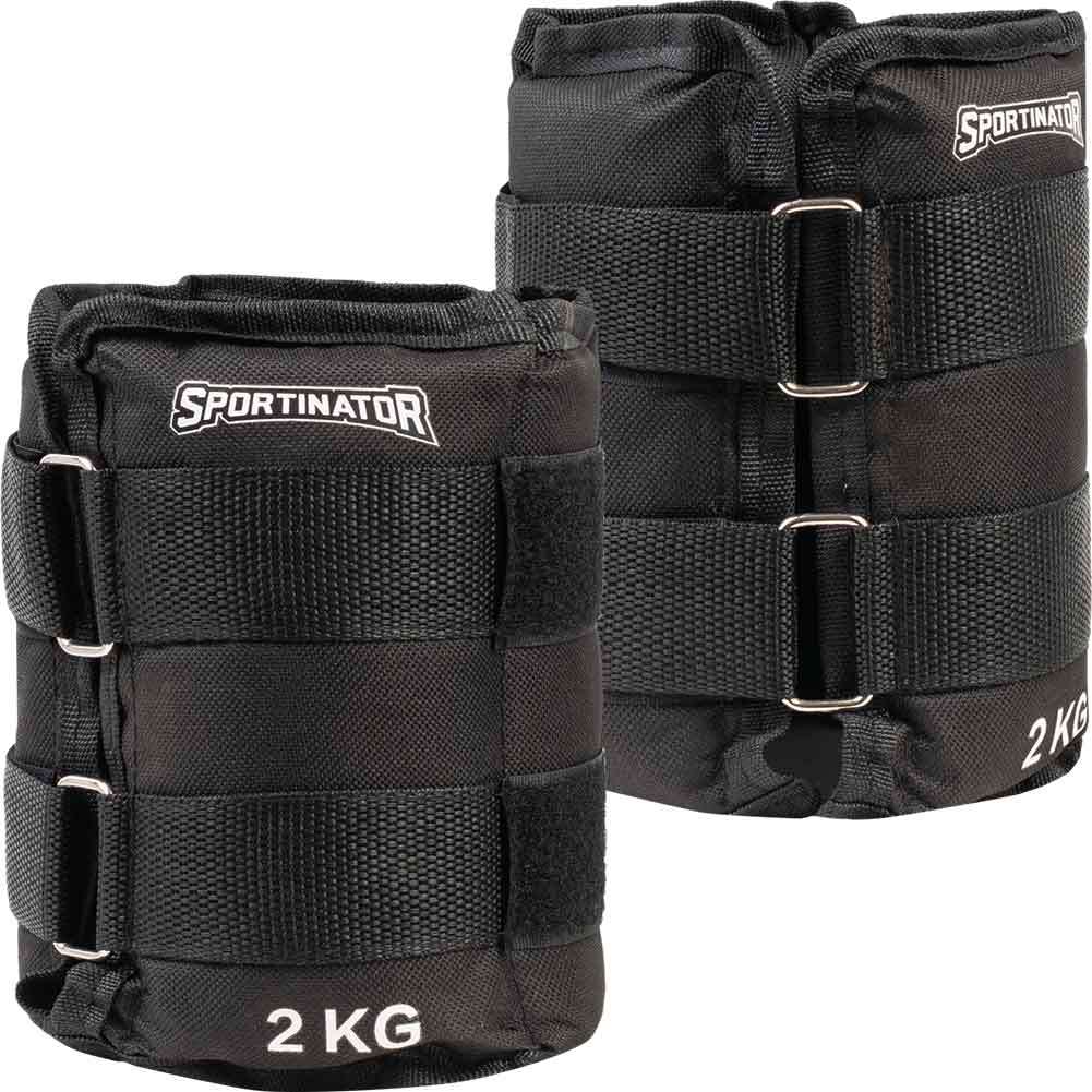 SPORTINATOR Arm- & Bein-Gewichtsmanschetten 2 kg 2 Stück