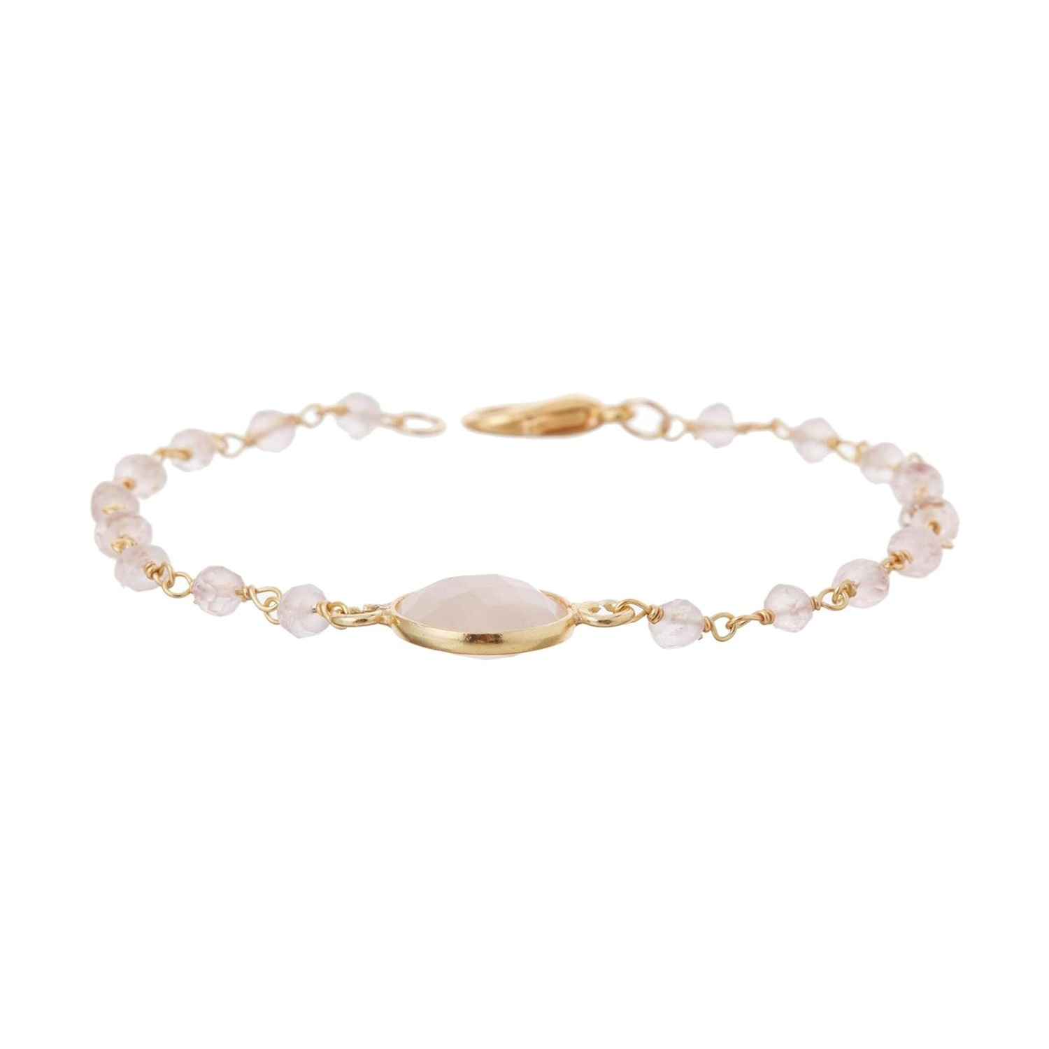 Armband 'Rosenquarz'