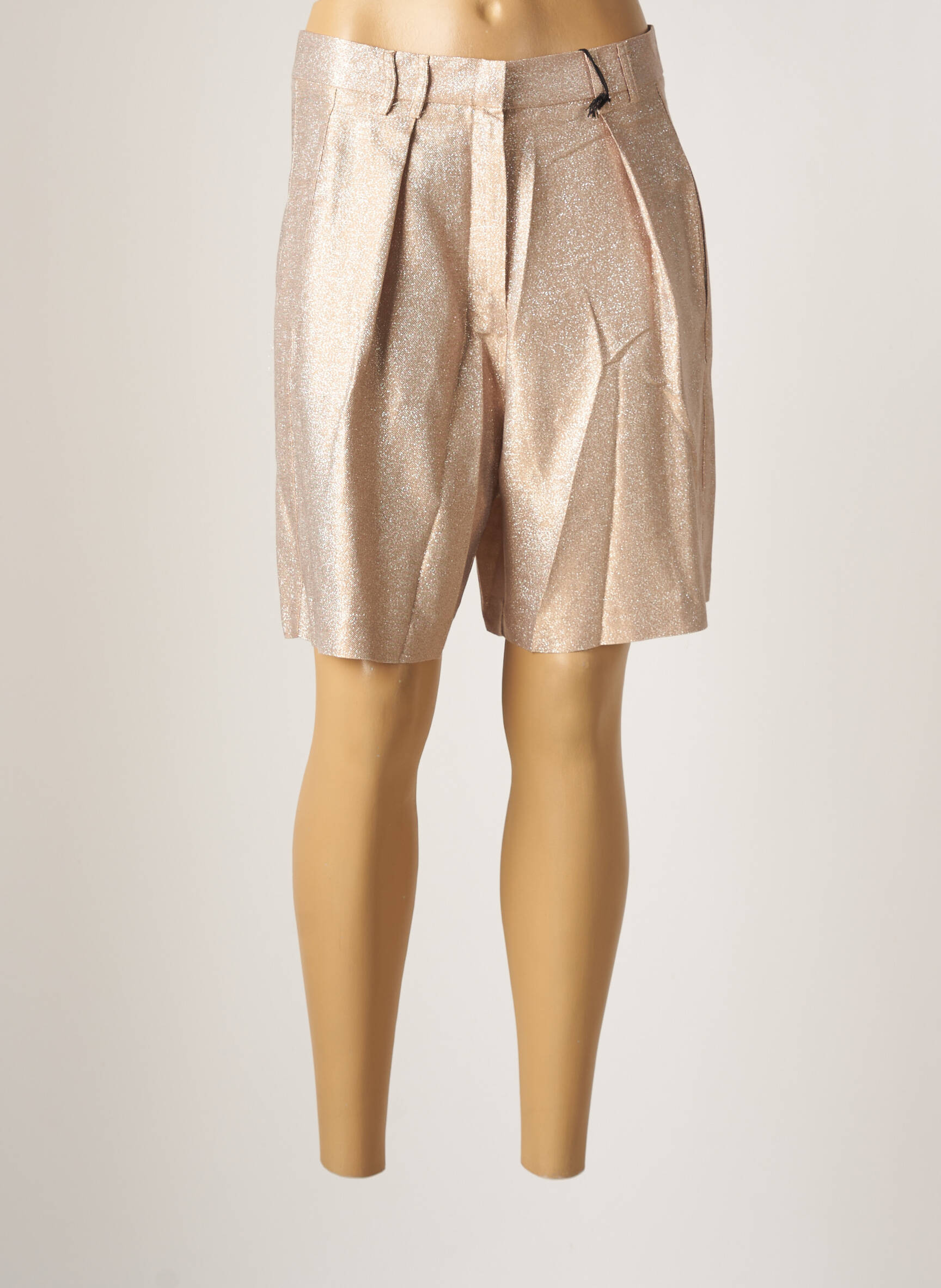 Angela Davis Bermudas Femme couleur beige