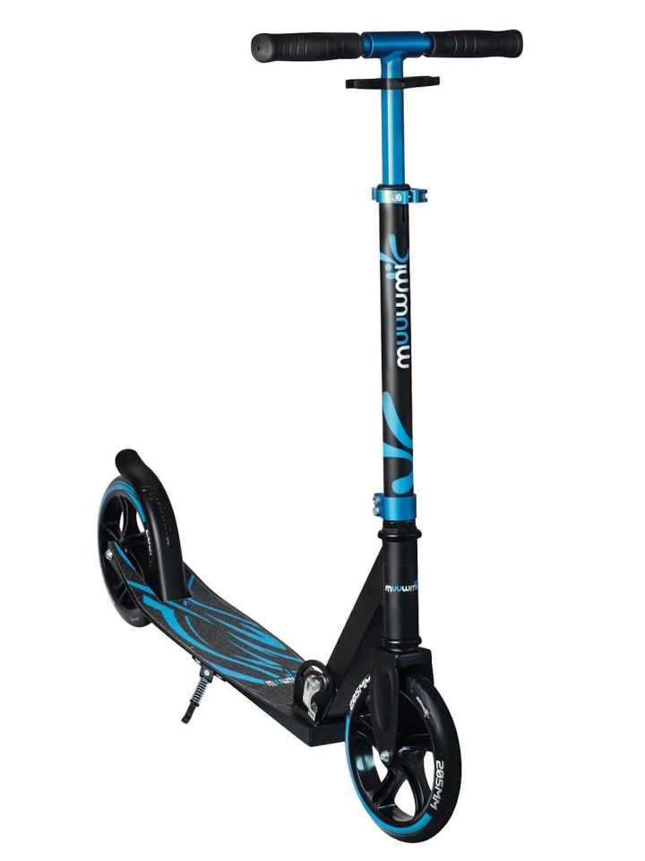 authentic Muuwmi Aluminium Scooter Plus 205mm - Farbe: Blau-Schwarz günstig kaufen onesize