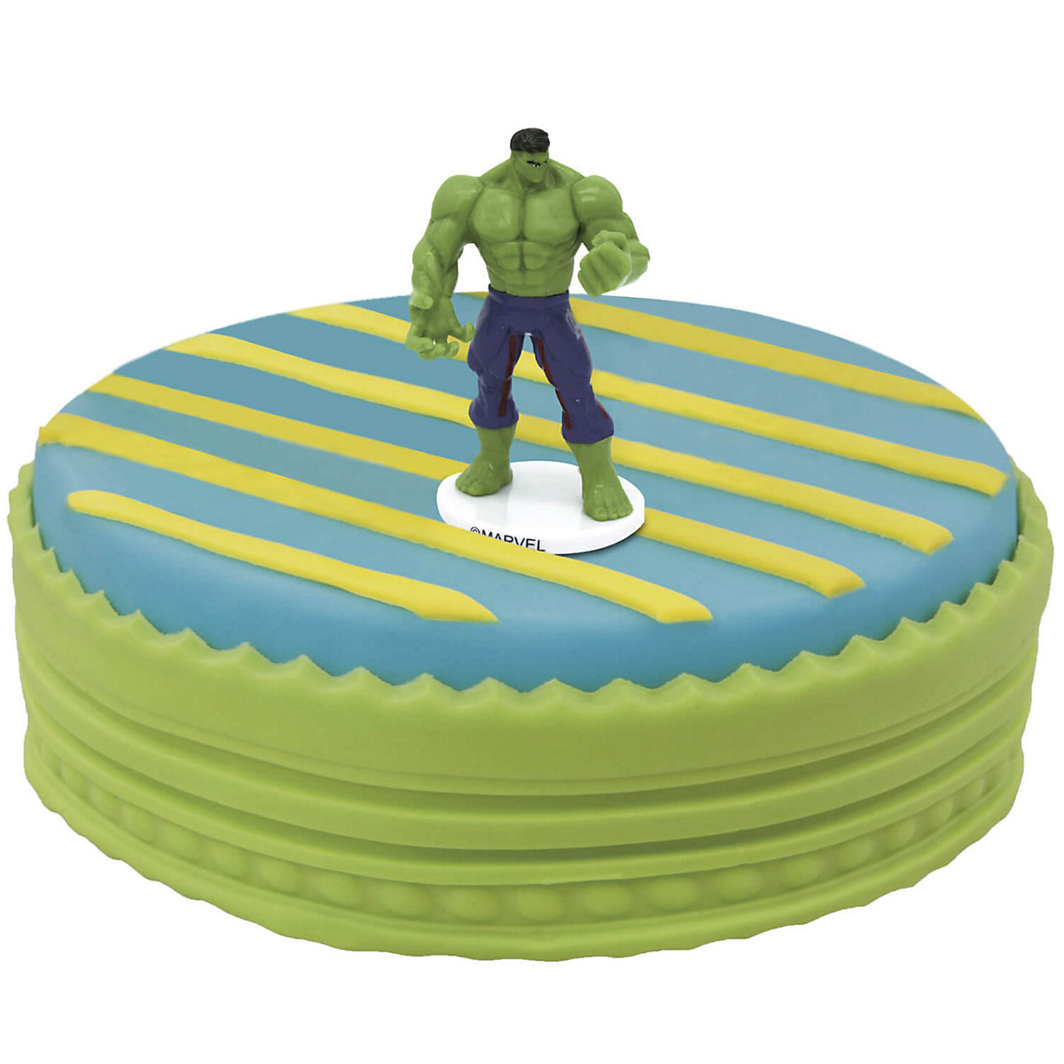 Tortendeko Figur Hulk von den Marvel Avengers, 9cm