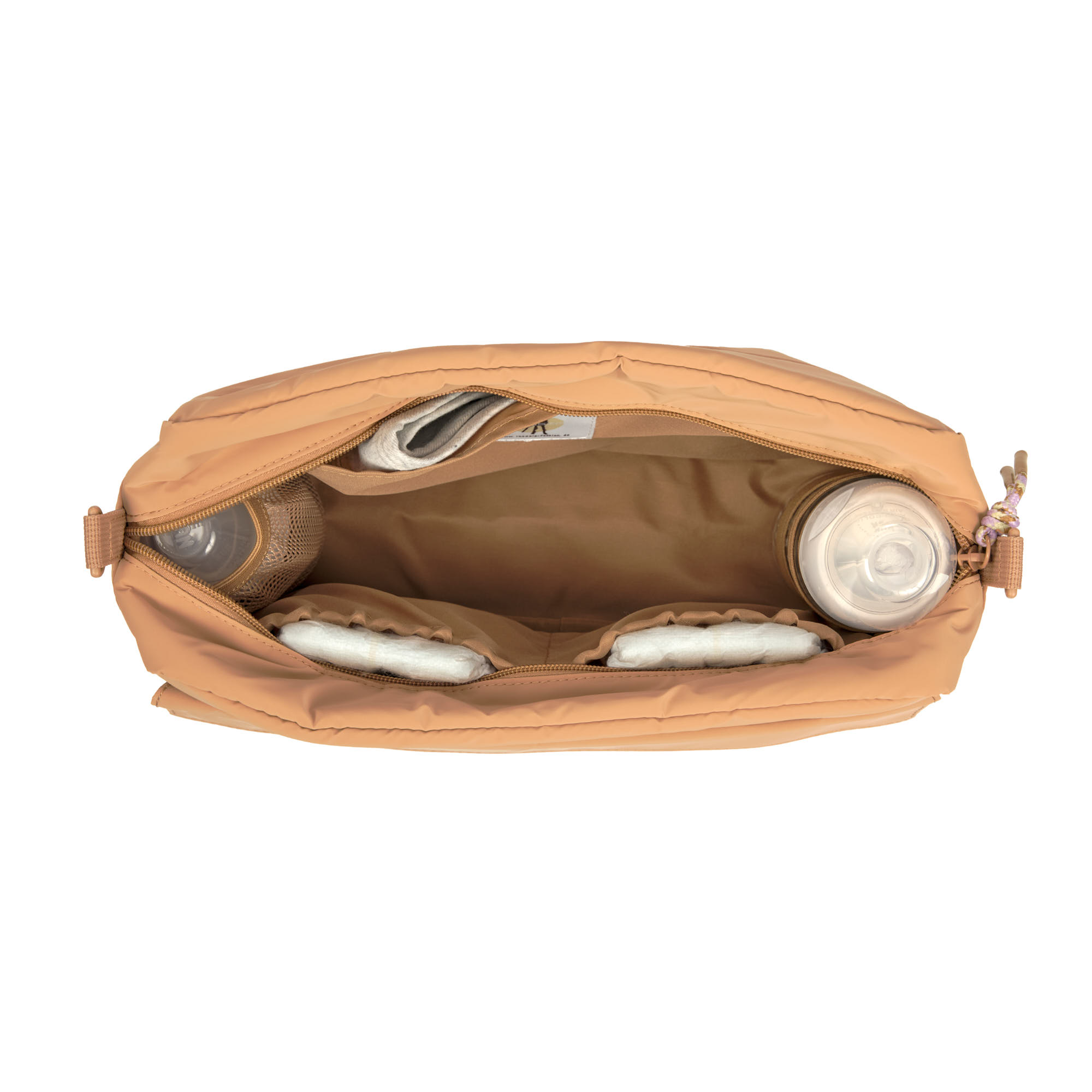 Kinderwagentasche, Kamel Beige