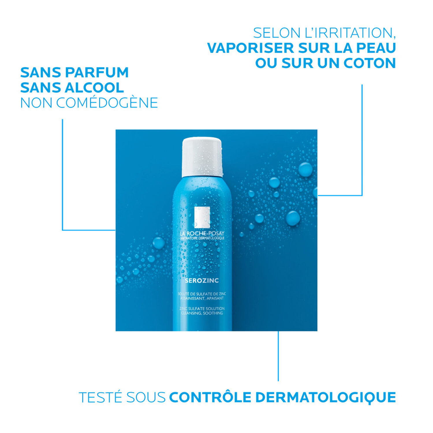la roche-posay Serozinc Solute de Sulfate de Zinc 150 ml
