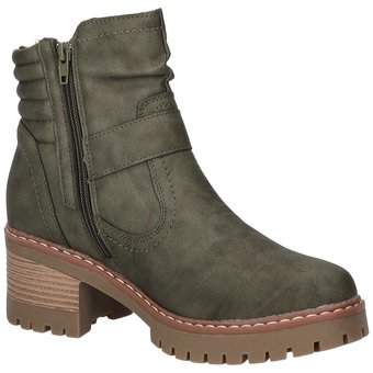 Claverton Stiefelette in grün