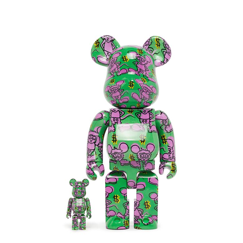 Medicom Bearbrick Keith Haring #11 100% & 400% multicolor