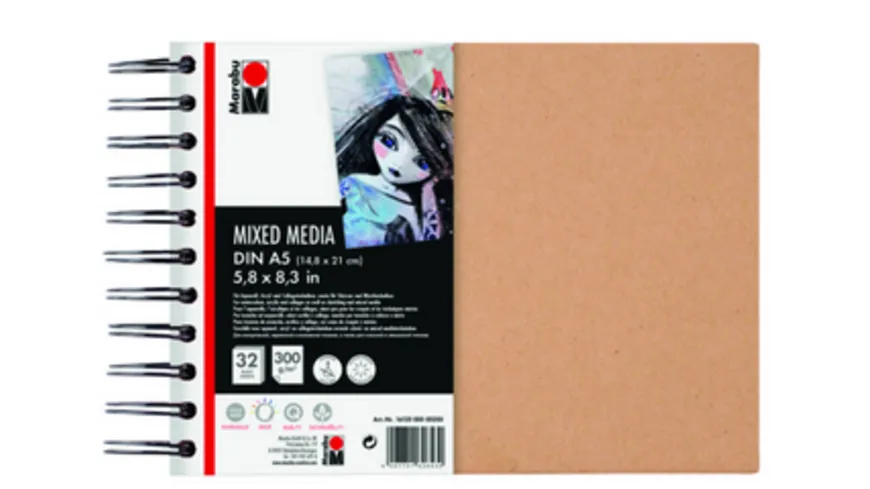Marabu Ringbuch A5 Mixed Media