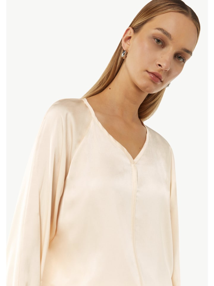 comma CI Bluse langarm in Creme günstig kaufen