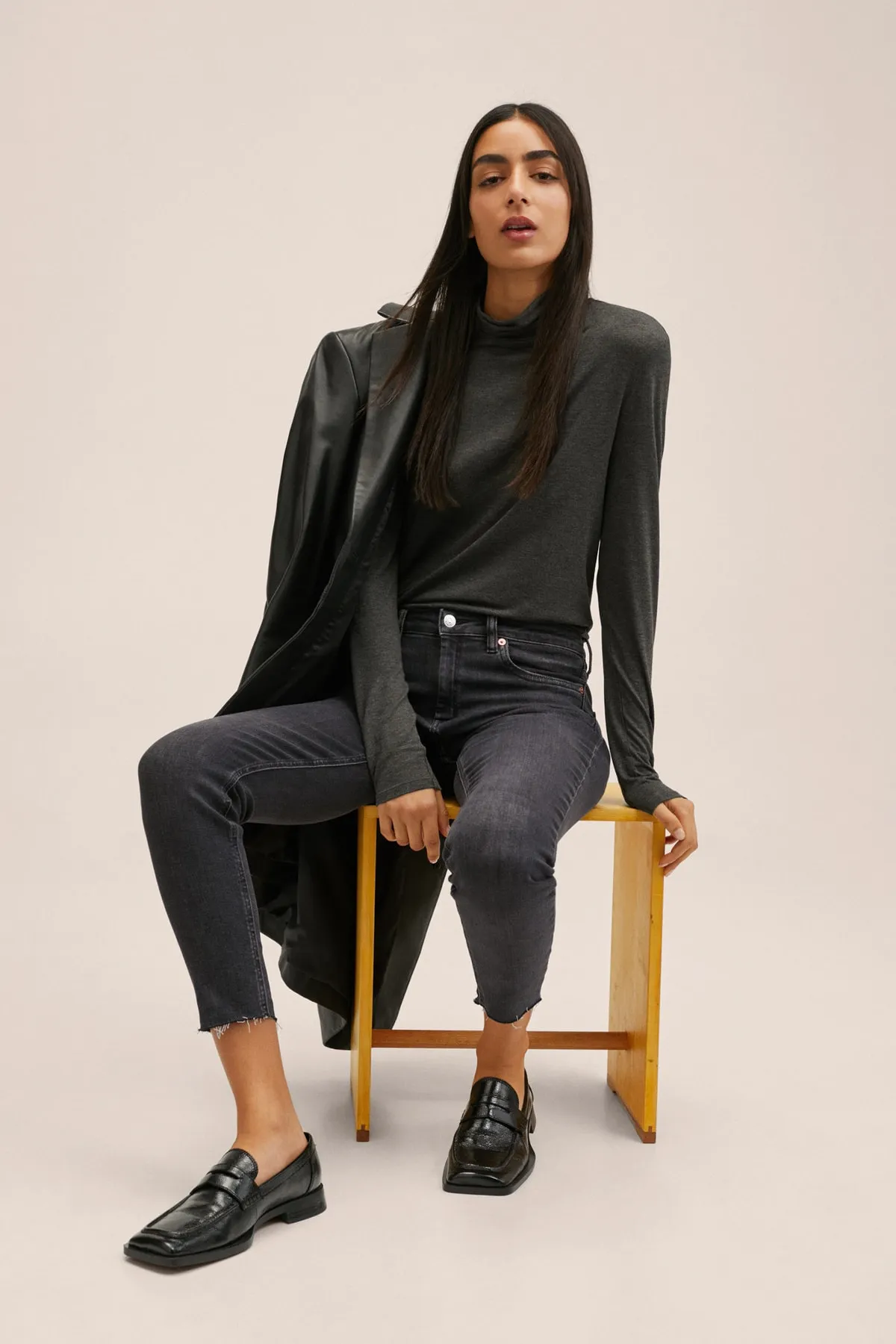 MANGO  Jeans - Grau - Skinny