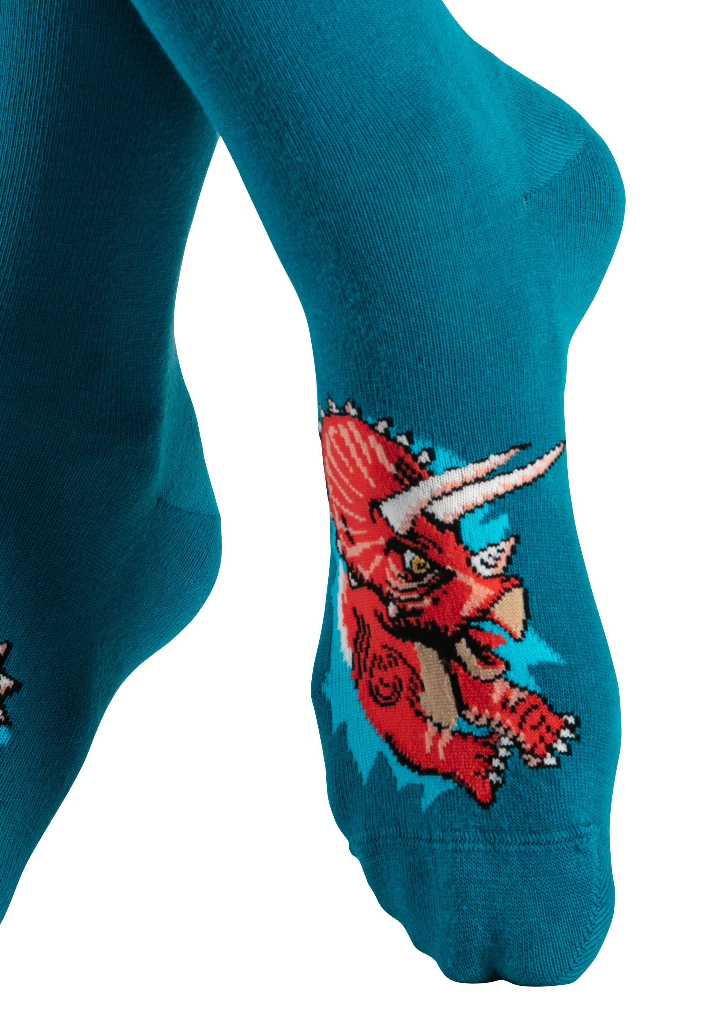 H.I.S Socken (Packung, 5-Paar) mit Dinosauriermotiven