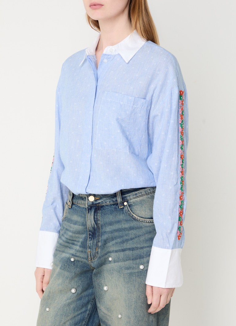 Essentiel Antwerp  Harkle blouse met borstzak