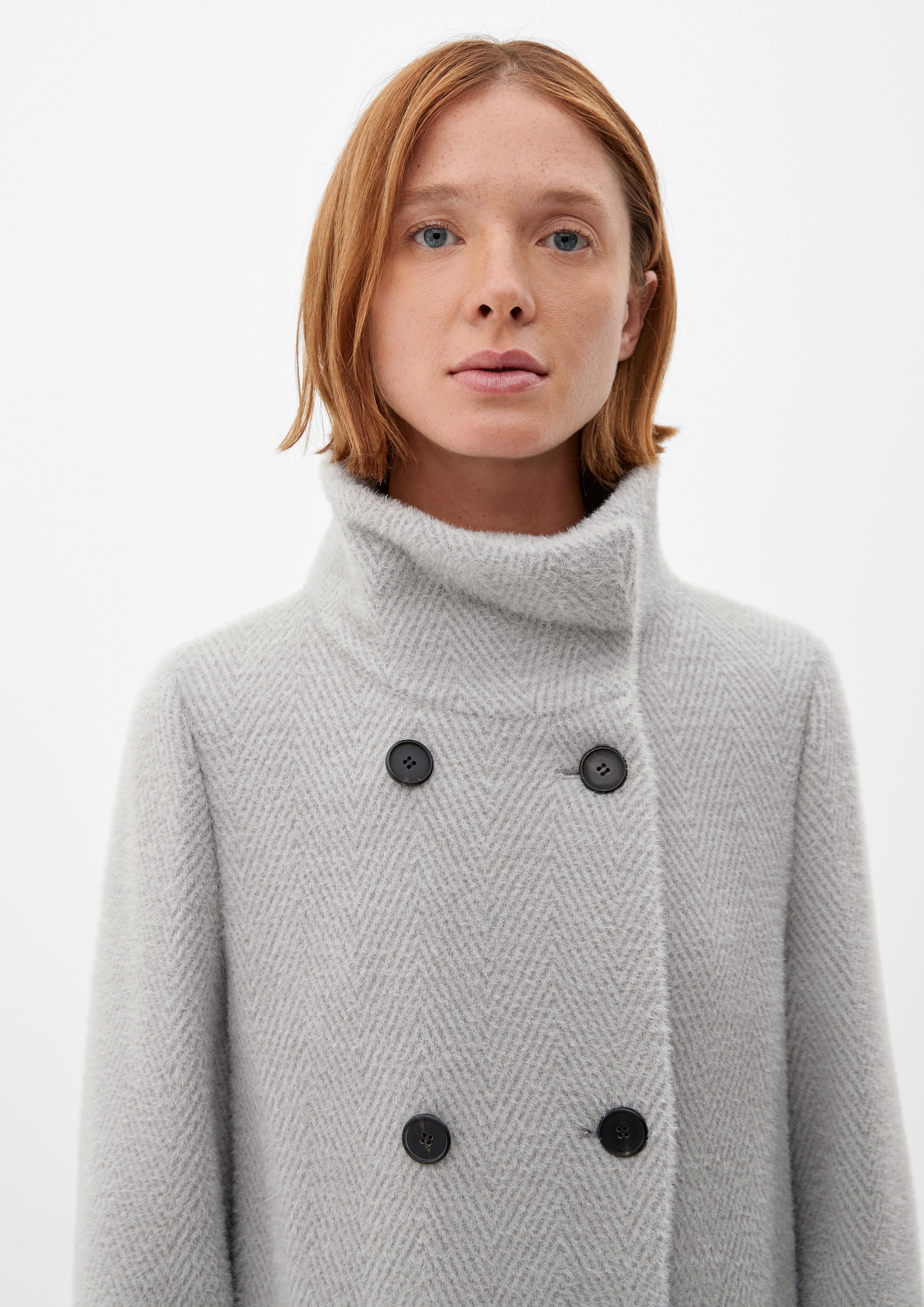 Mantel mit Herringbone-Muster  2122870-90Q4
