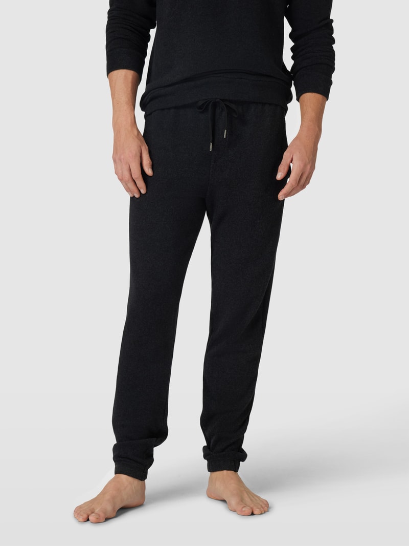 Sweatpants mit Tunnelzug Modell 'Remix Lounge Time off' in anthrazit meliert