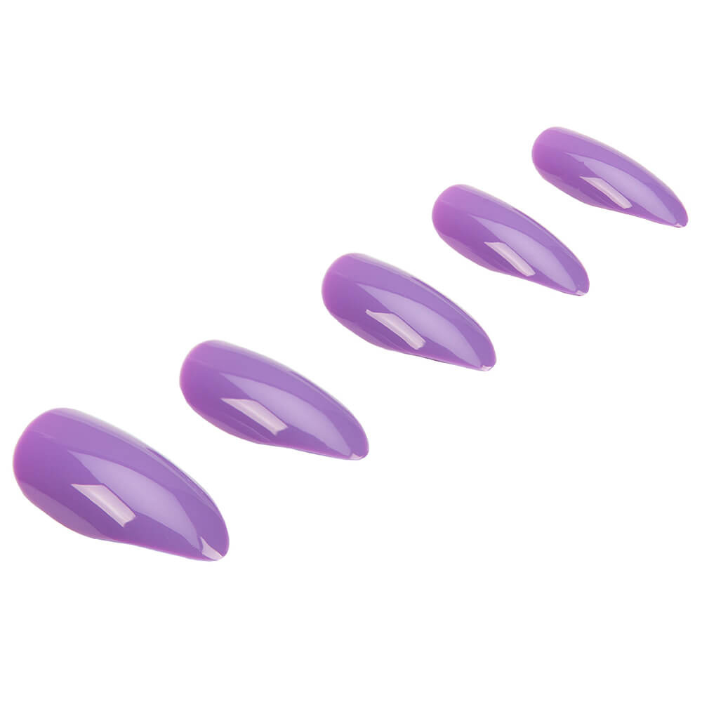 Ardell Nail Addict Purple Passion Faux-ongles prêt à poser Ardell avec accessoires