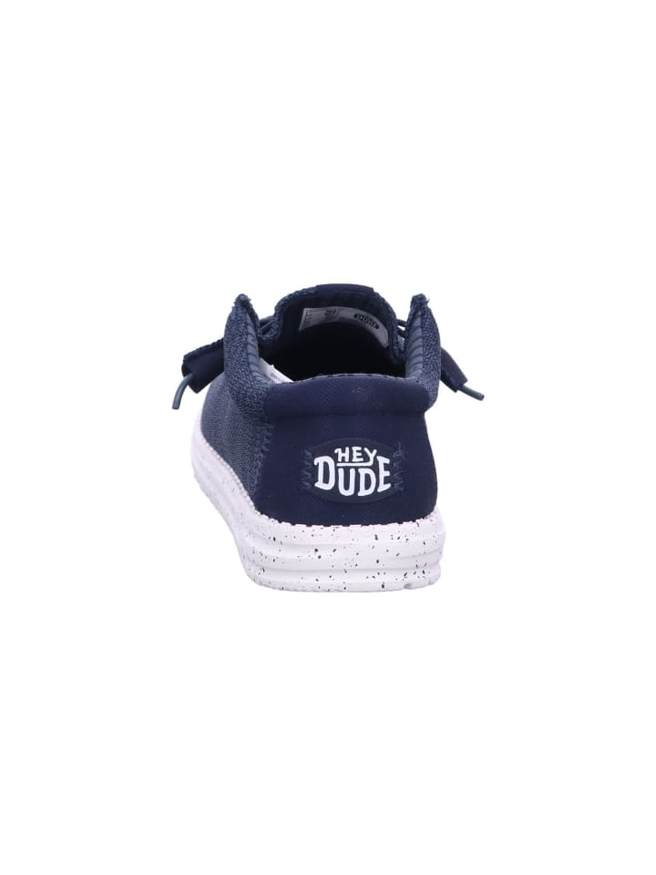 Hey Dude Herren Halbschuhe Wally in Blau günstig kaufen