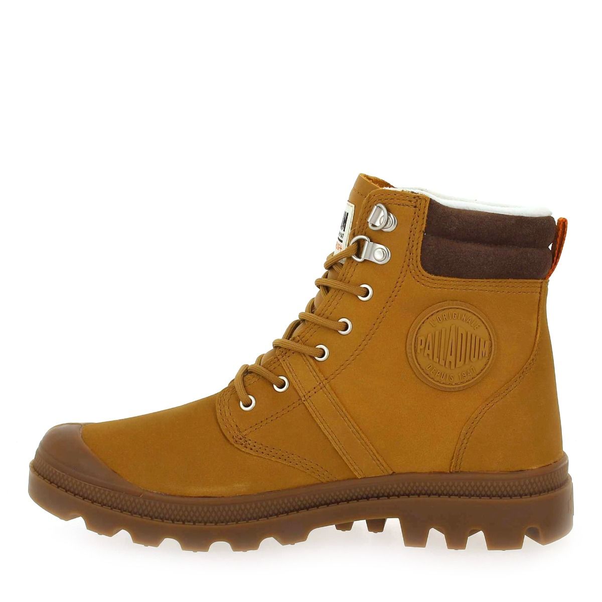 Palladium  PALLABROUSSE SC WATERPROOF+ - Camel Marron