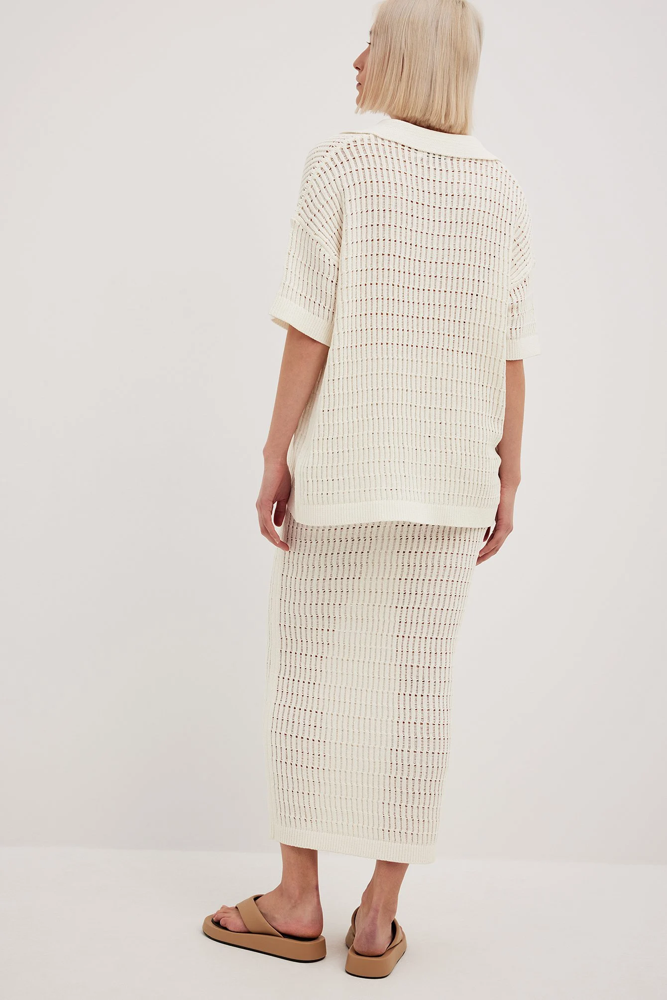 Chenille Knitted Maxi Skirt
