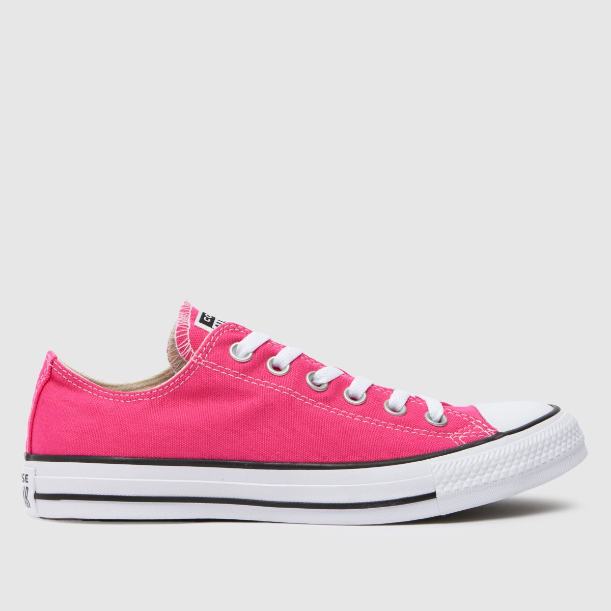 Converse All Star Ox cipők fehér és rózsaszín színben