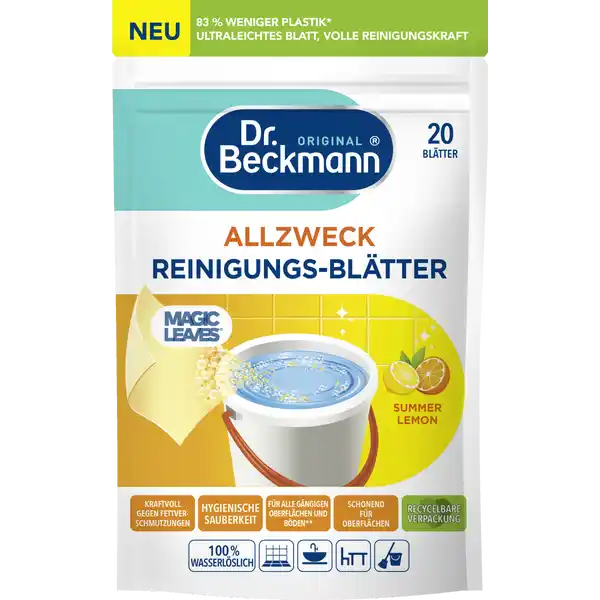 Allzweck Reinigungs-Blätter Summer Lemon