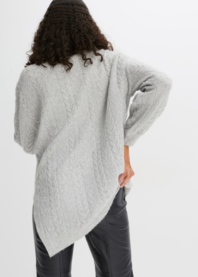 Rollkragenpullover mit Schlitz