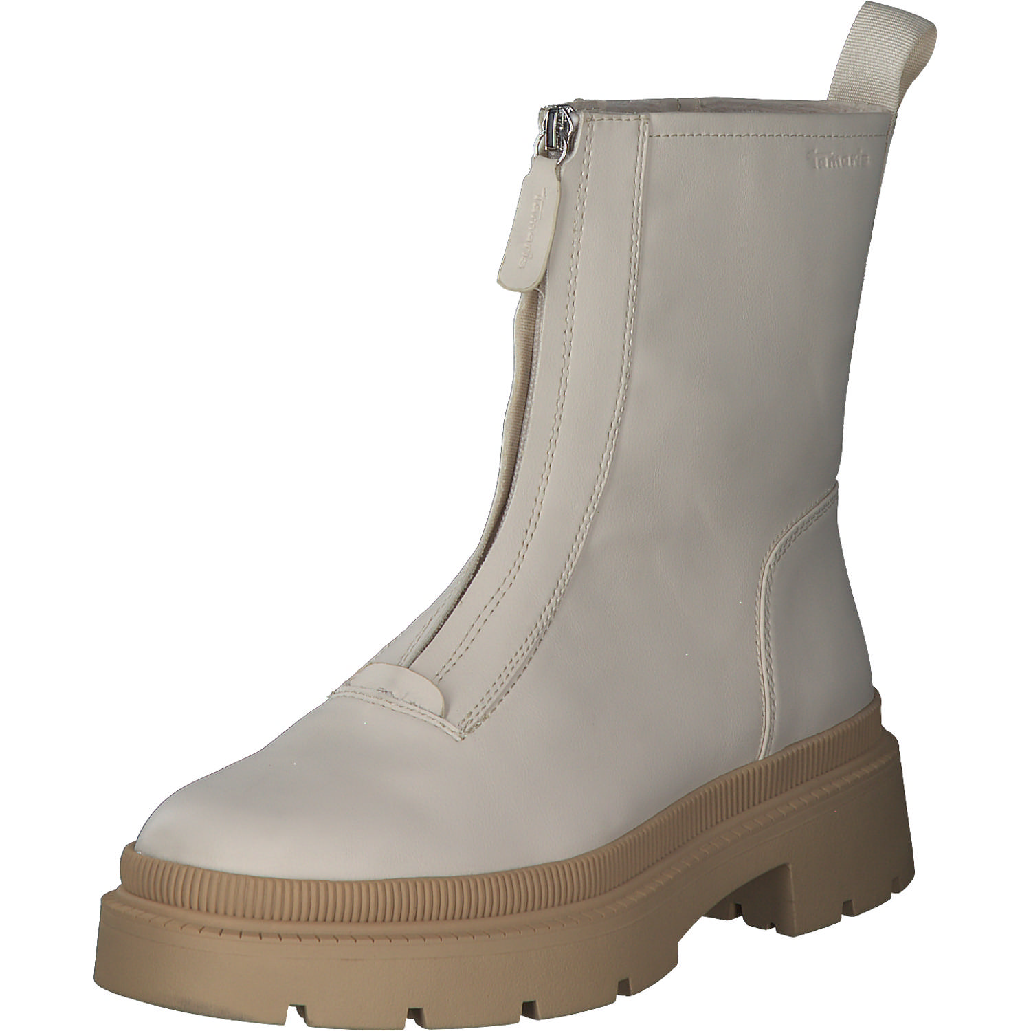 Tamaris 25406, Klassische Stiefeletten, Damen, IVORY/BEIGE