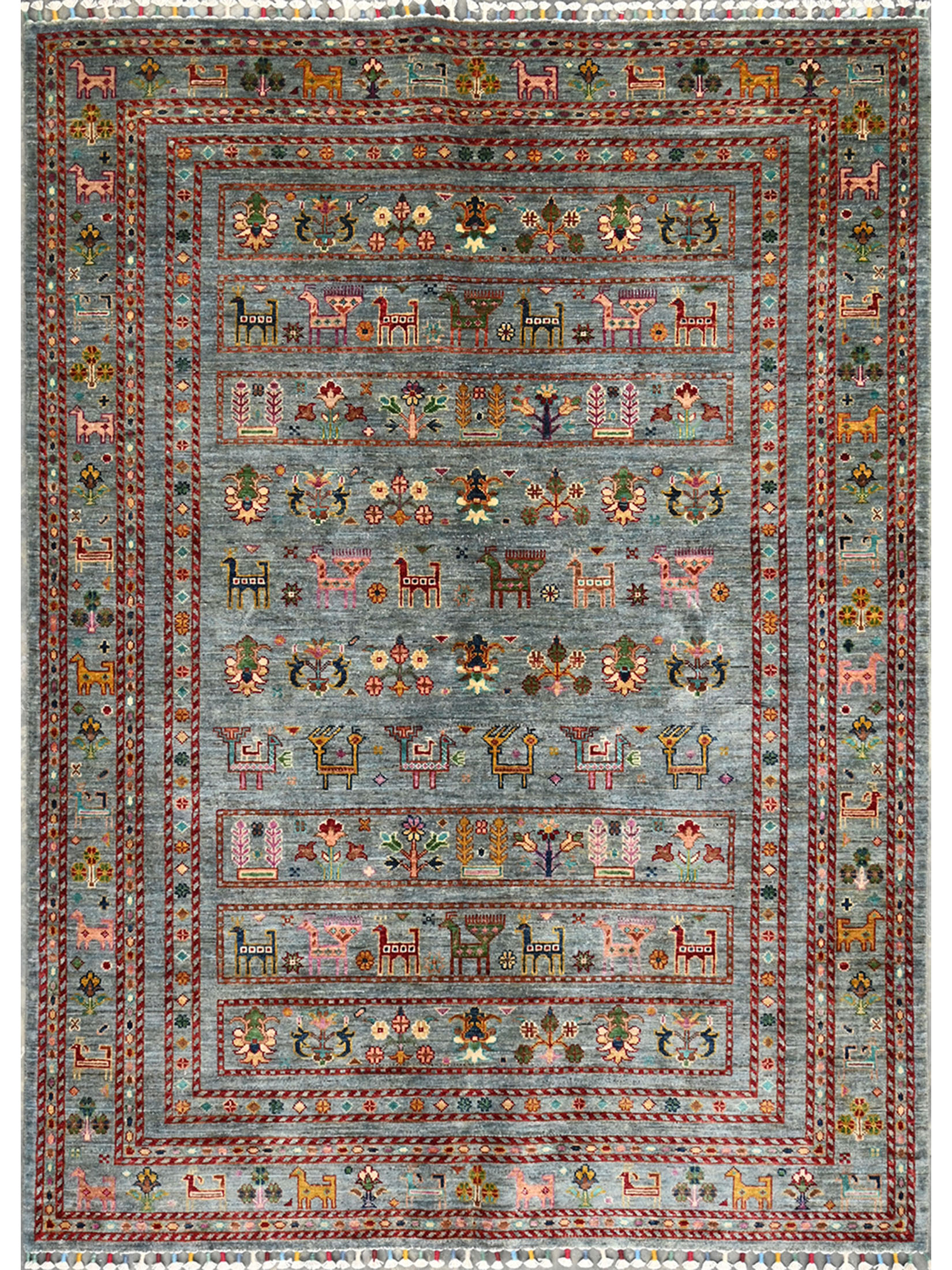 Chobi Schal ca. 151 x 204 cm, Unikat / Einzelstück
