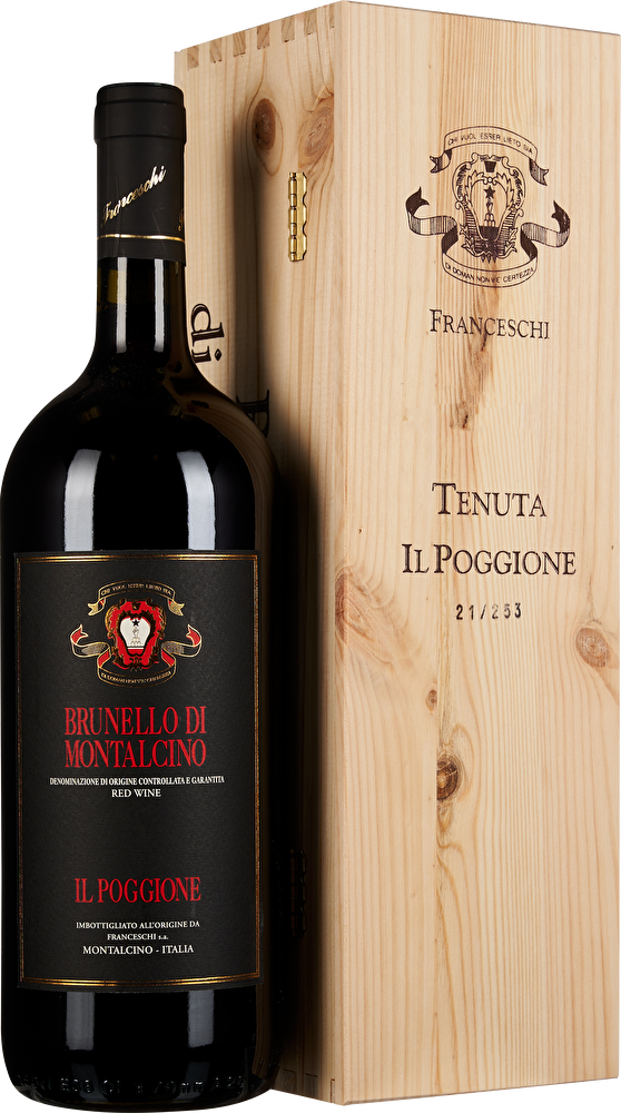 Tenuta Il Poggione Brunello di Montalcino Magnum 2018 in Holzkiste