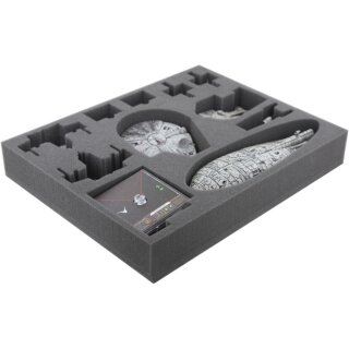Feldherr 50mm Schaumstoffeinlage für Star Wars X-Wing Falke, YT-2400, U-Wing und Transporter