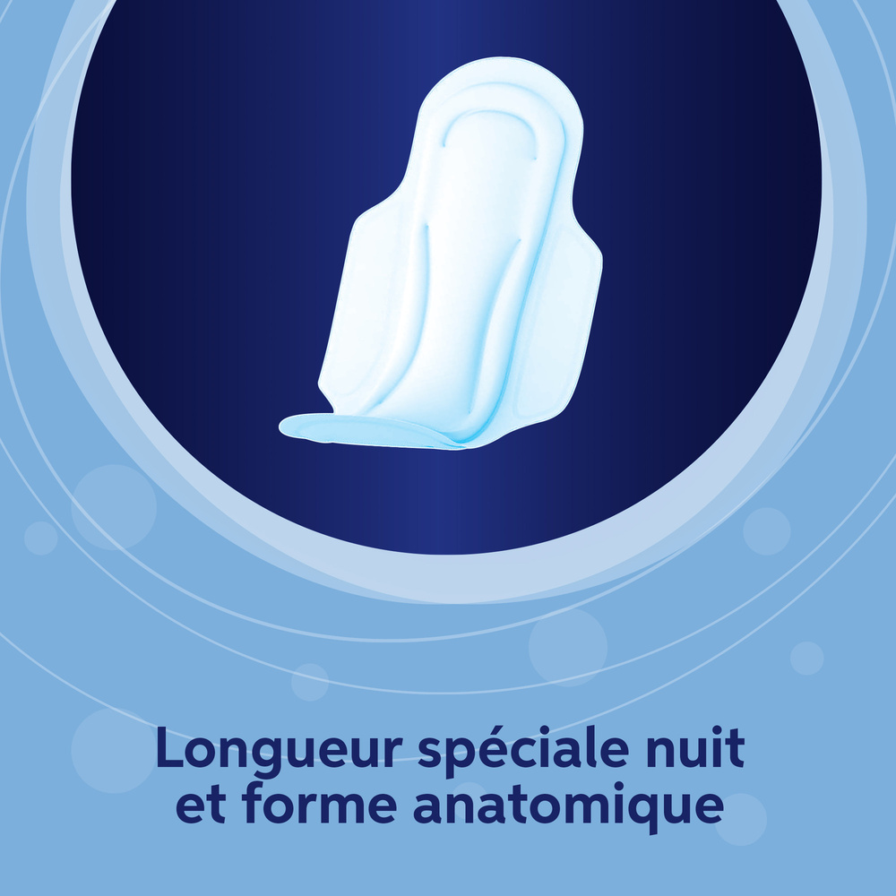 vania Serviettes Hygiéniques, Maxi Confort, Nuit Plus, 12 Serviettes Serviettes
