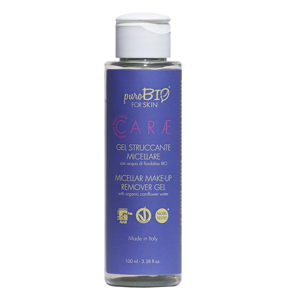 Purobio Gel Micellaire démaquillant A l'eau de bleuet bio Démaquillant à l'eau de Bleuet