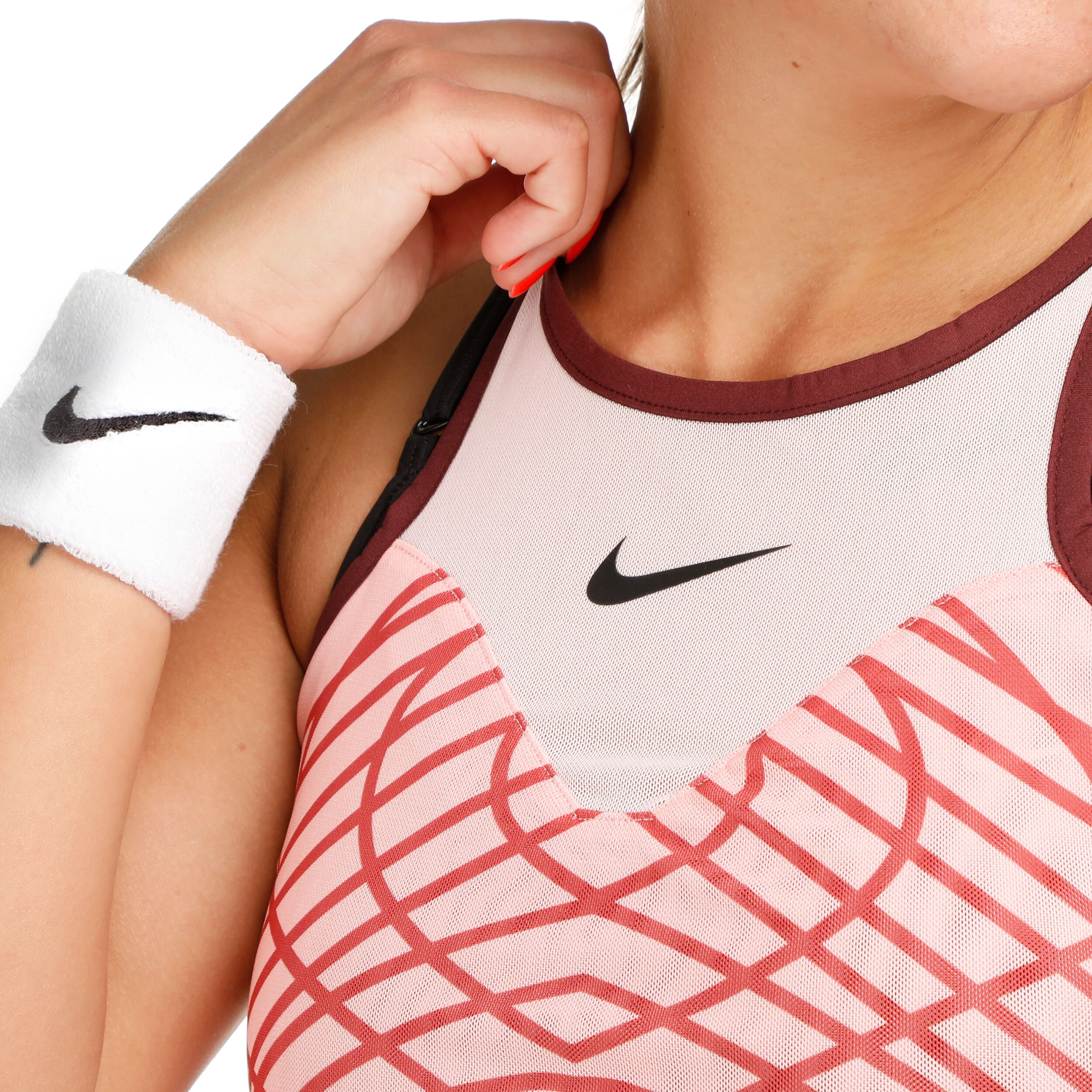 Dri-Fit Court Slam RG Tank-Top Damen - Rosa, Koralle