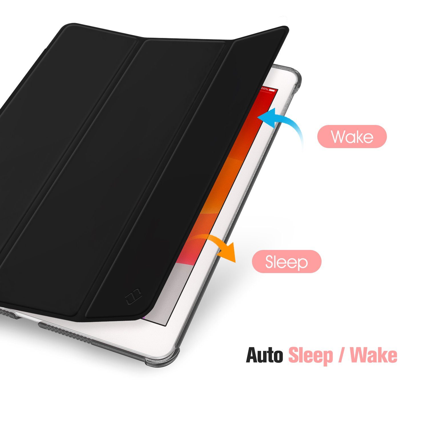 Fintie Tablet-Hülle Hülle für iPad 9. Generation 2021 / 8. Gen 2020 / 7. Gen 2019 10.2 Zoll mit Stifthalter, ultradünne leichte Schutzhülle mit transparenter Rückseite und Auto Schlaf/Wach Funktion