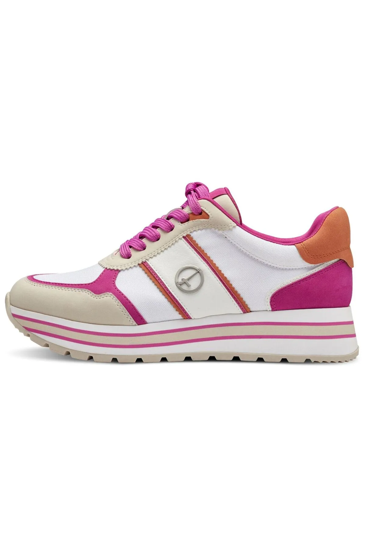 Tamaris  Sneaker - Rosa - Flacher Absatz