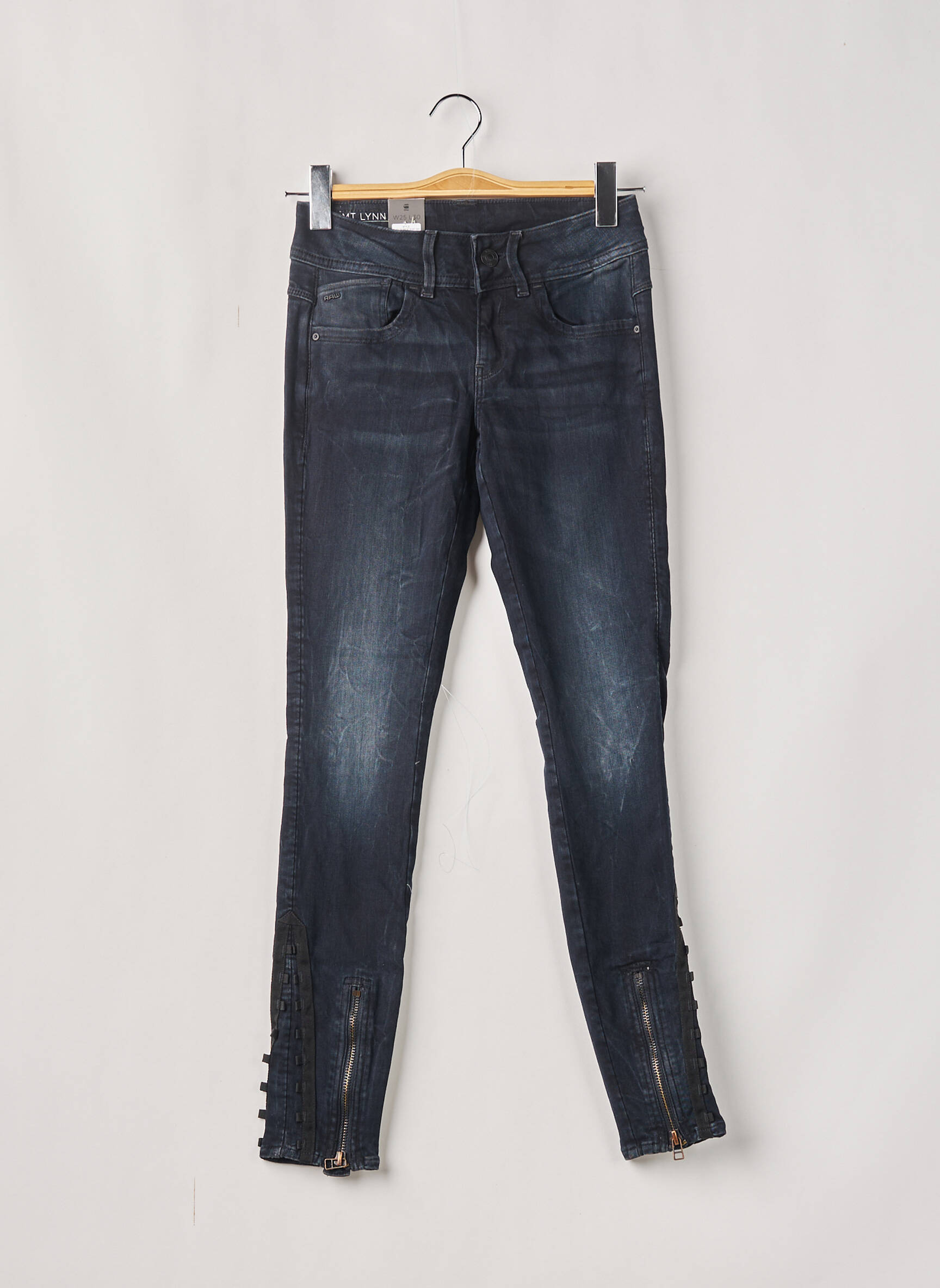 G Star Jeans Skinny Femme couleur bleu