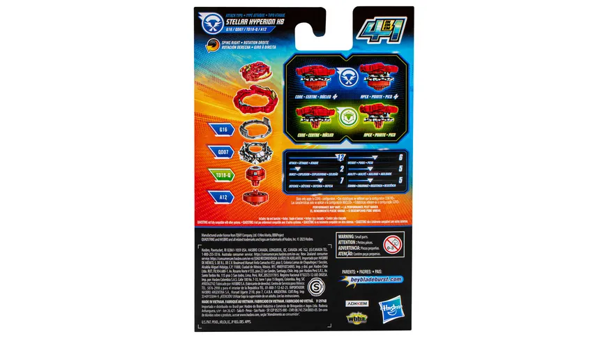 Hasbro - Beyblade Burst QuadStrike Starter Pack, 1 Stück, sortiert