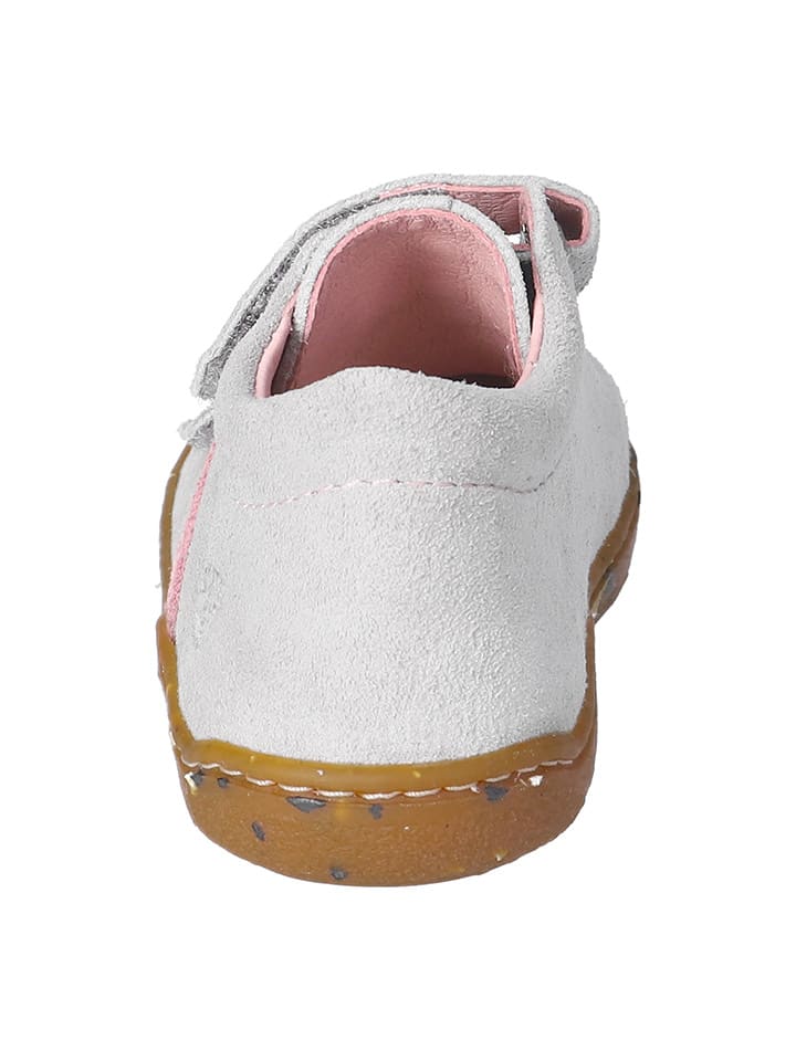 PEPINO Leder-Sneakers in Grau/ Rosa günstig kaufen