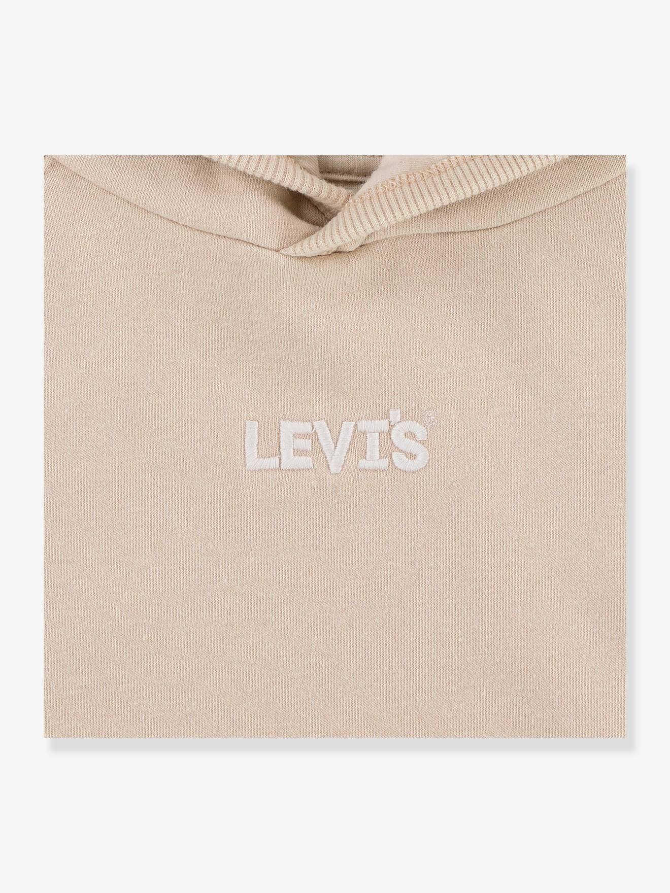 Levis Jungen Kapuzensweatshirt Levi's mit Bio-Baumwolle - beige