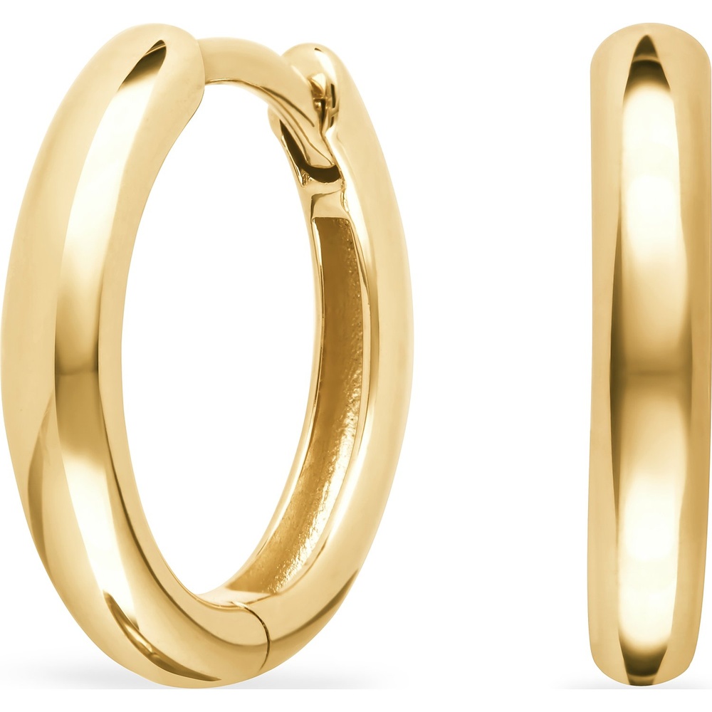 FAVS Créoles 585 Or jaune Boucles d'oreilles