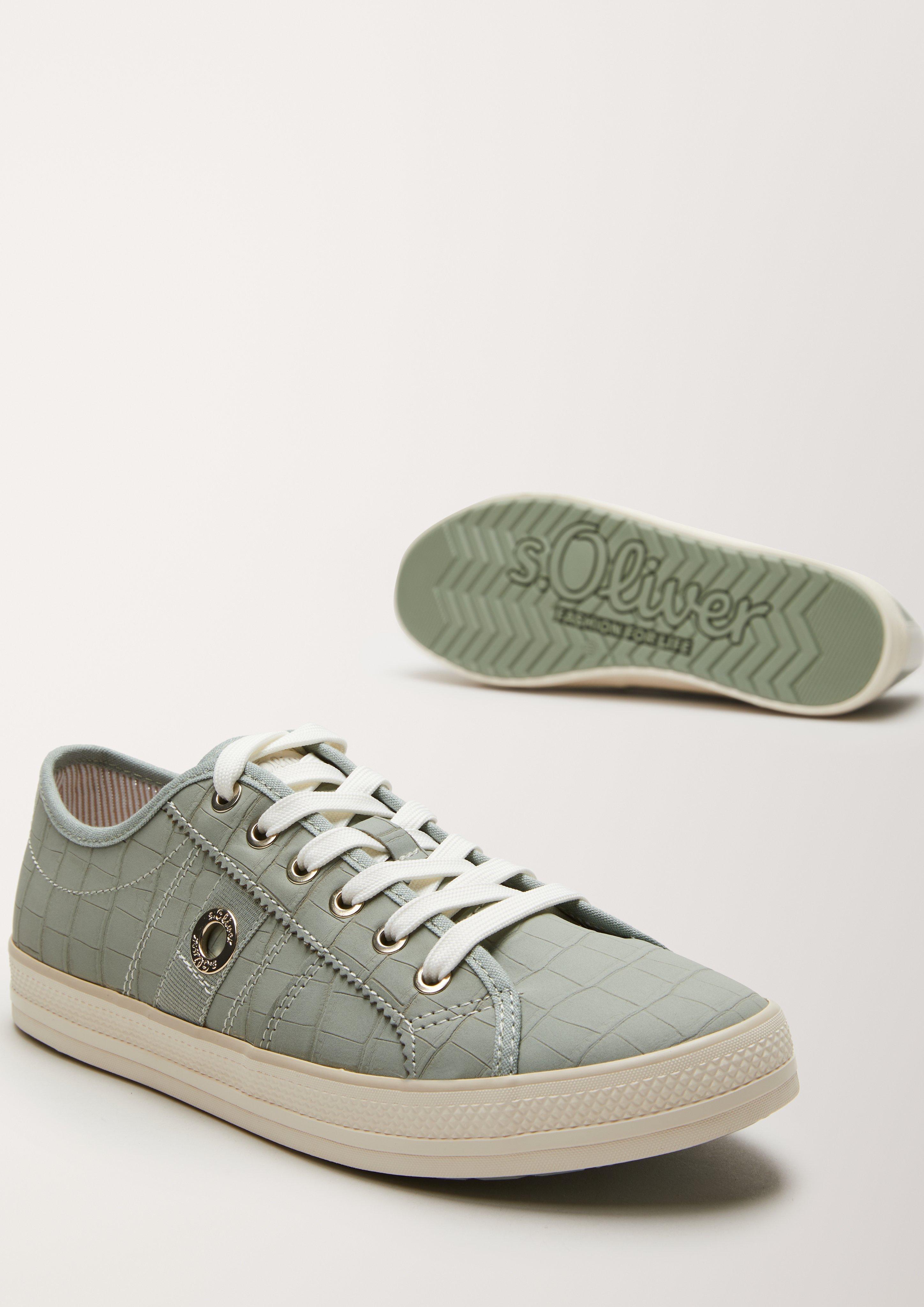 Sneaker in Reptilleder-Optik  6005172-728