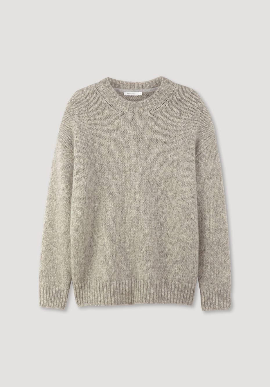 Pullover aus Alpaka mit Bio-Baumwolle