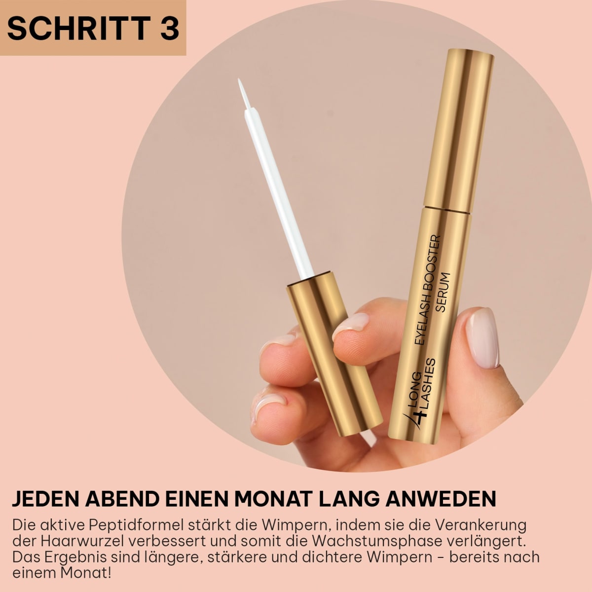 Wimpernserum Long4Lashes, 3 ml